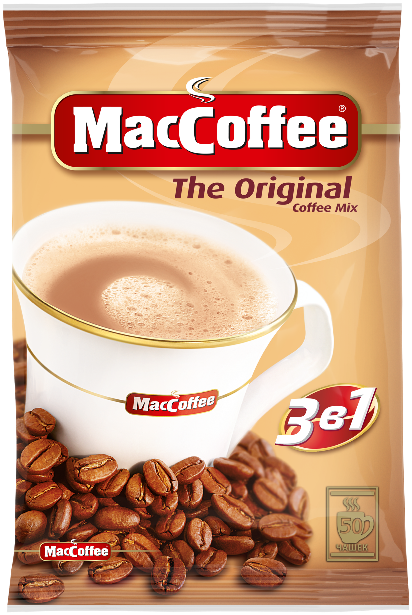 MacCoffee the Original 3в1, 50 пакетиков по 20 г.