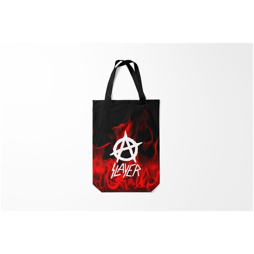 фото Сумка-шоппер / 31х42 см / популярные иллюстрации / ноты slayer burnettie