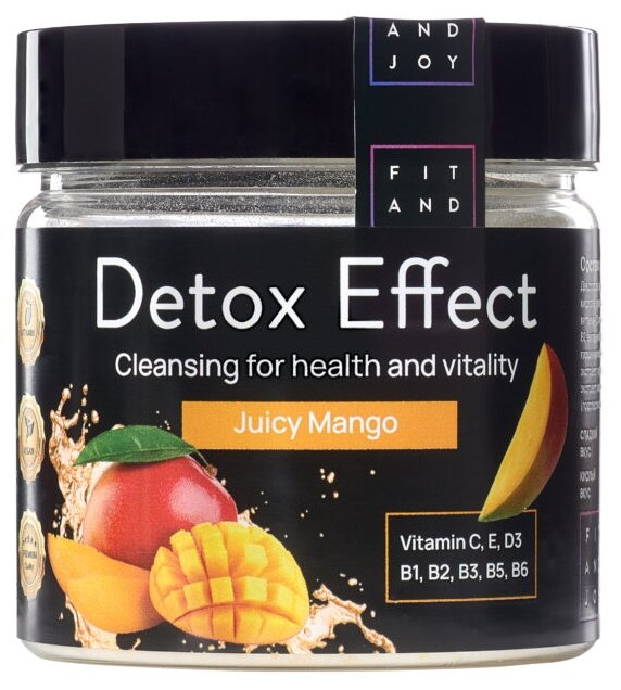 Fit And Joy Напиток дренажный Detox Effect Juicy Mango