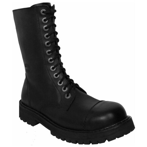 Ботинки берцы Ultras, демисезонные, натуральная кожа, укрепленный мысок, размер 43, черный