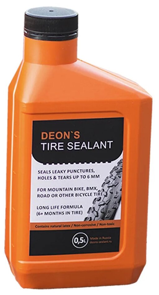 фото Бескамерный герметик Deon`s Tire Sealant (для покрышек велосипеда) 500ml