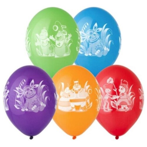 фото Шар латексный 14" лунтик, пастель, набор 25 шт. 5261135 yandex market