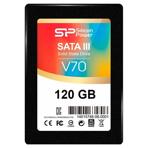 SSD диск 120gb Silicon Power SP120GBSS3V70S25 526700₽