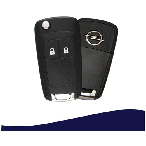 Корпус ключа зажигания Opel Astra J, Insignia, Zafira, Meriva, Mokka (2 кнопки)