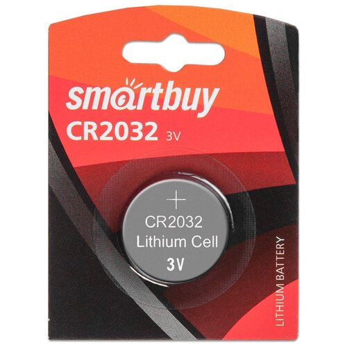 Батарейка CR 2032 3V SmartBuy, 1 шт.