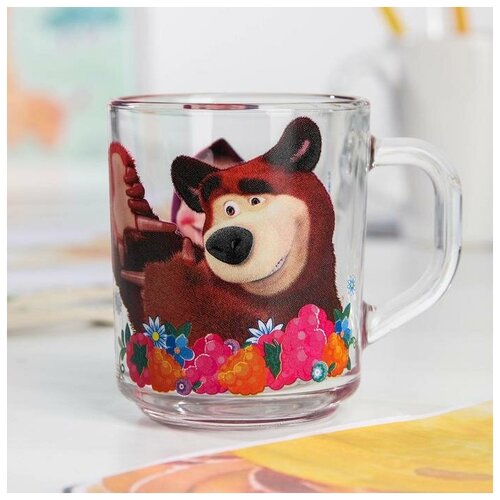 фото Кружка маша и медведь. малина, 250 мл 6493551 yandex market