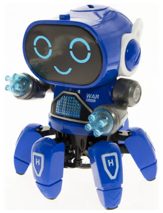 Интерактивная игрушка танцующий робот Robot Bot , цвет синий — фото 1