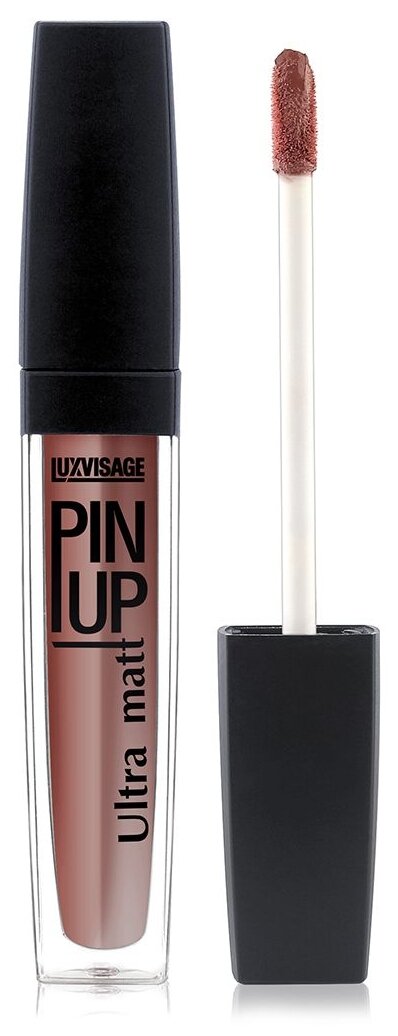 LUXVISAGE Блеск для губ Pin-Up Ultra Matt матовый, 9-Iced Coffee