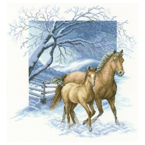 фото Набор для вышивания рто арт.m328 за околицей 40х40 см rto