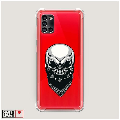 фото Чехол силиконовый противоударный samsung galaxy a31 череп в маске case place