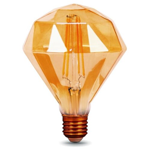 фото Лампа светодиодная gauss filament diamond e27 5 вт 450 лм свет тёплый белый