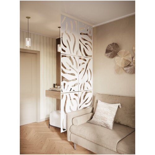 Ширма перегородка для комнаты дома интерьерная декоративная модульная для зонирования пространства