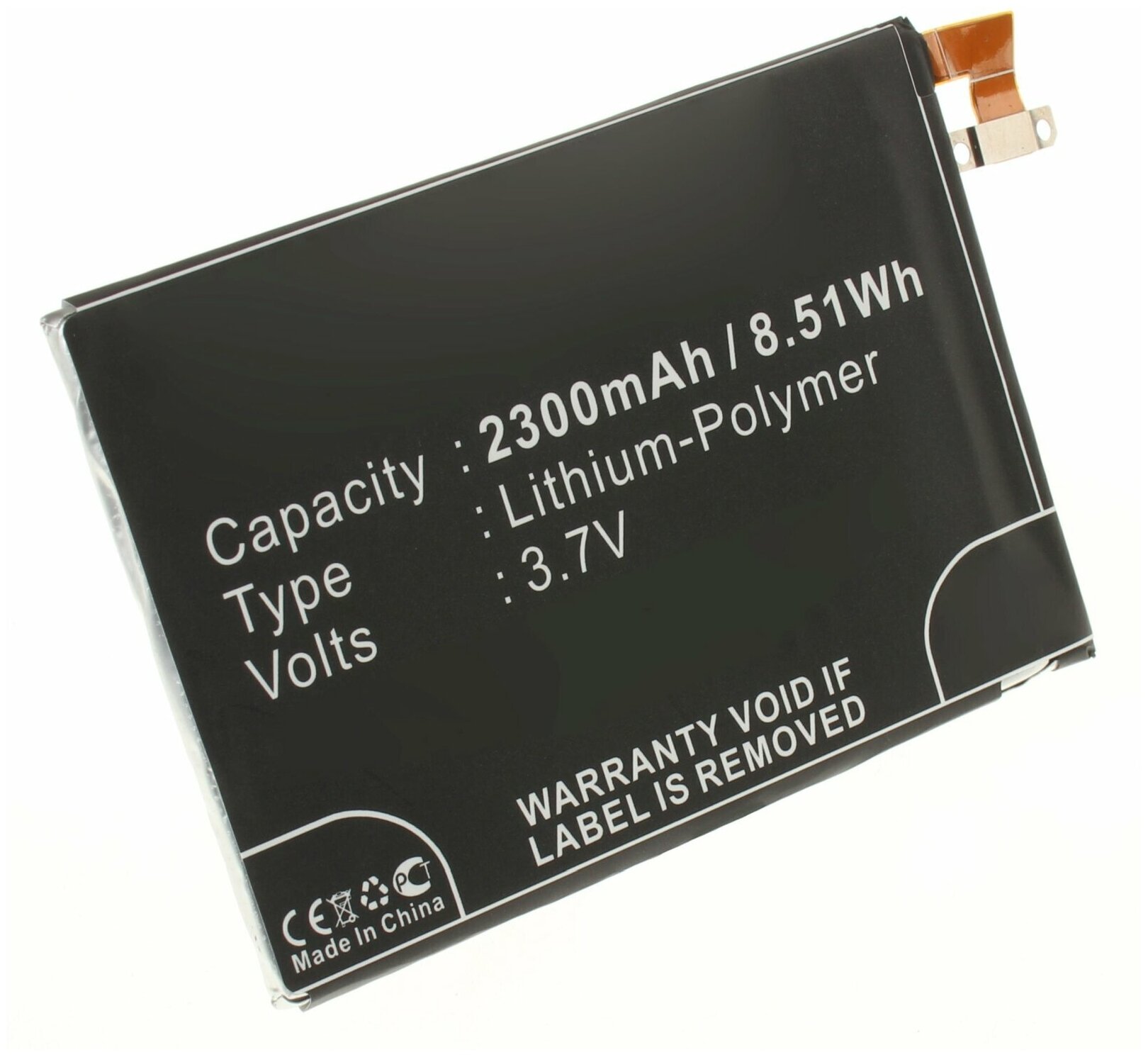 Аккумулятор iBatt iB-B1-M563 2300mAh для Google, HTC, T-Mobile BN07100, 35H00207-01M,