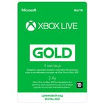 Microsoft Карта оплаты Xbox LIVE GOLD 3 месяца - изображение