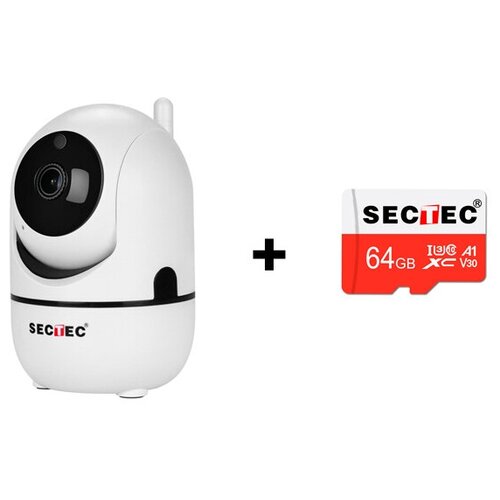 Комплект Wi-Fi камера видеонаблюдения ST-IP291-XM-2M карта памяти 64Гб 319000₽