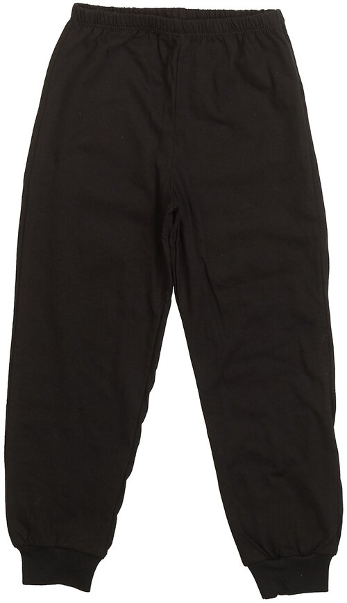 Школьные брюки джоггеры, размер 104-56, черный