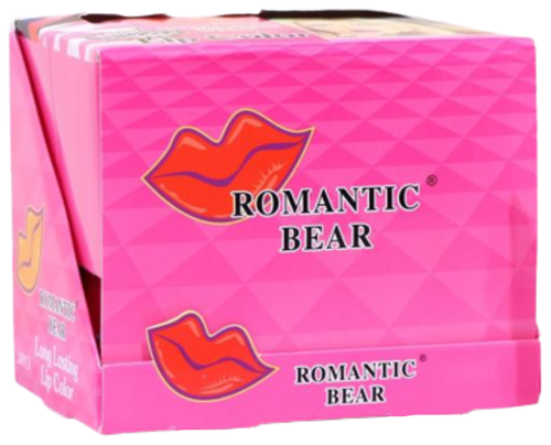 Romantic Bear Маска-тинт для губ WOW Long Lasting Lip Color, микс цветов
