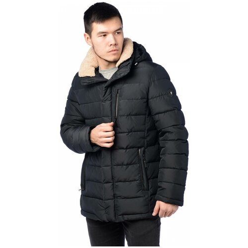 фото Зимняя куртка мужская malidinu 17040 размер 48, темно- серый