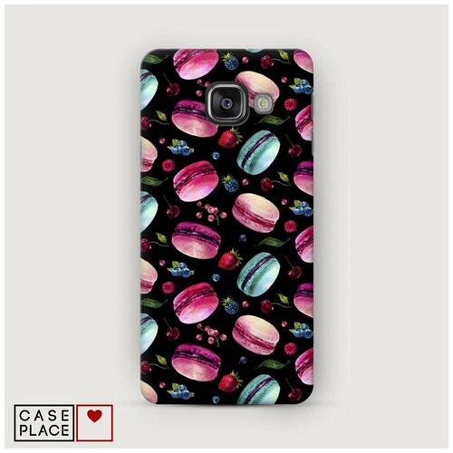 фото Чехол пластиковый samsung galaxy a5 2016 макарони фон case place