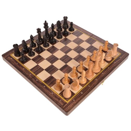 фото Шахматы складные "турнирные" малые бук, woodgames