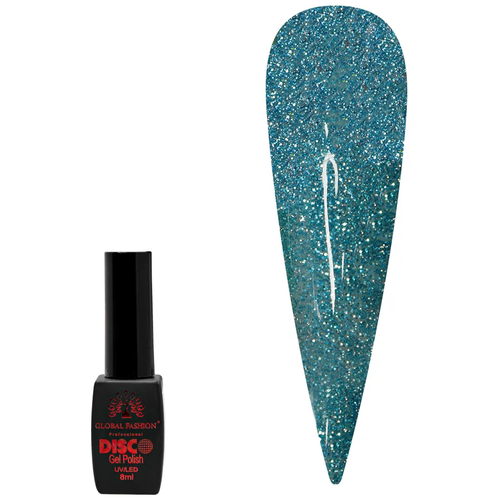 Global Fashion Гель-лак Disco Gel Polish, 8 мл, A06