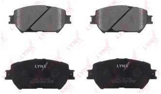 Дисковые тормозные колодки передние LYNXauto BD-7522 для Toyota, Daihatsu (4 шт.)