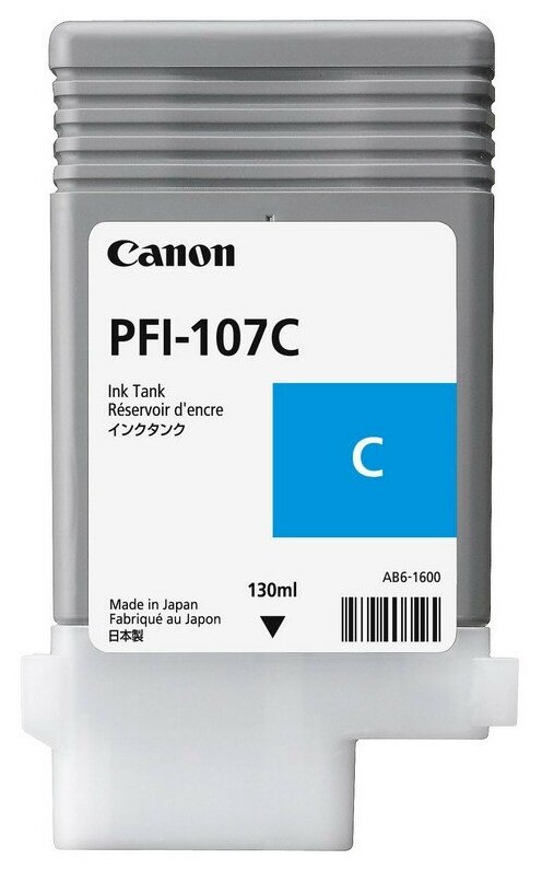 Картридж струйный Canon PFI-107C (6706B001) гол. для iPF680/685/780/785