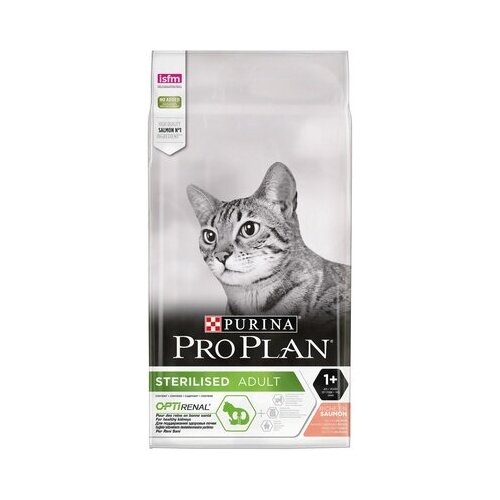 Purina Pro Plan Сухой корм для Кастрированных кошек Лосось (Sterilised Salmon)- 121718841238166612369072 1,5 кг 21489 (2 шт)