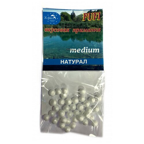 фото Плавающая ароматическая насадка dolphin pufi (натурал) 50 штук