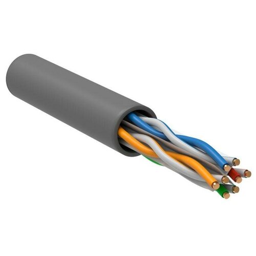 Кабель связи витая пара U/UTP (23AWG) кат.6 4х2 LSZH (305м) ITK LC1-C604-121 (упак.305 м.) itk кабели патч корды lc3 c604 329 витая пара f utp кат 6 4x2x23awg lszh черный 305м