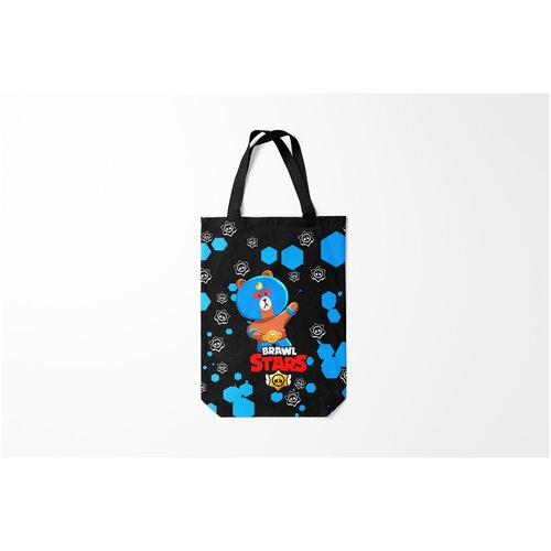 фото Сумка-шоппер / 31х42 см / геймерам / brawl stars el brown. burnettie