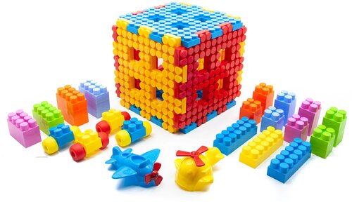 Конструктор пластиковый Maximus куб / конструктор для мальчиков