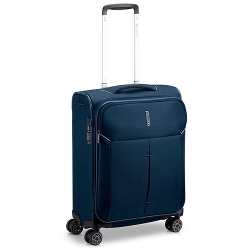 Чемодан RONCATO Ironik 2.0, 42 л, размер S, синий чемодан 417423 evolution cabin trolley expandable 55 83 navy blu