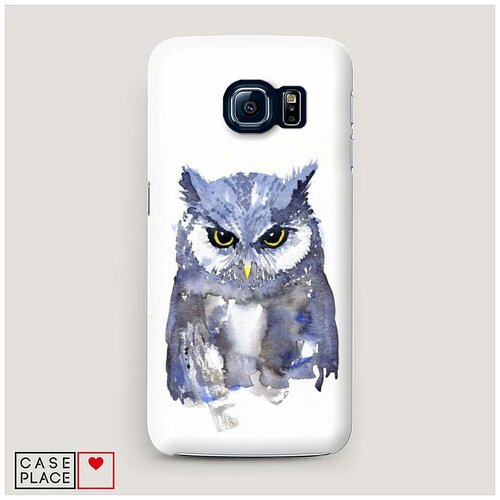 фото Чехол пластиковый samsung galaxy s7 edge сова арт 6 case place