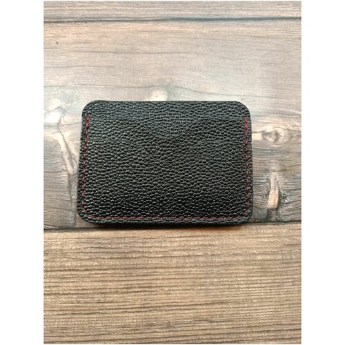 фото Картхолдер ручной работы из натуральной кожи, кредитница, футляр для кредитных карт, чехол для карт, визитница для карт, кожевед kozheved