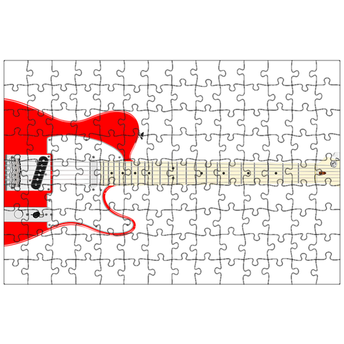 фото Магнитный пазл 27x18см."музыка, инструмент, гитара" на холодильник lotsprints