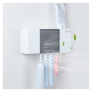 Умный дезинфицирующий держатель зубных щеток Xiaomi Liushu Toothbrush Sterilizer Box UV Disinfection Holder (LSZWD01W) - фотография № 6