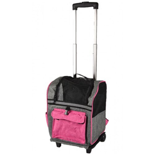 фото Flamingo сумка-рюкзак джив. на колесах kiara 32*29*45см розовая