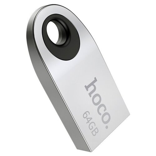 USB флеш-накопитель HOCO UD9 Insightful, USB 2.0, 64GB, серебристый usb флеш накопитель hoco ud4 64gb серебристый