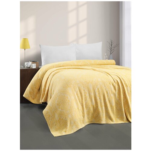 фото Плед karna elenor горчичный 200х220