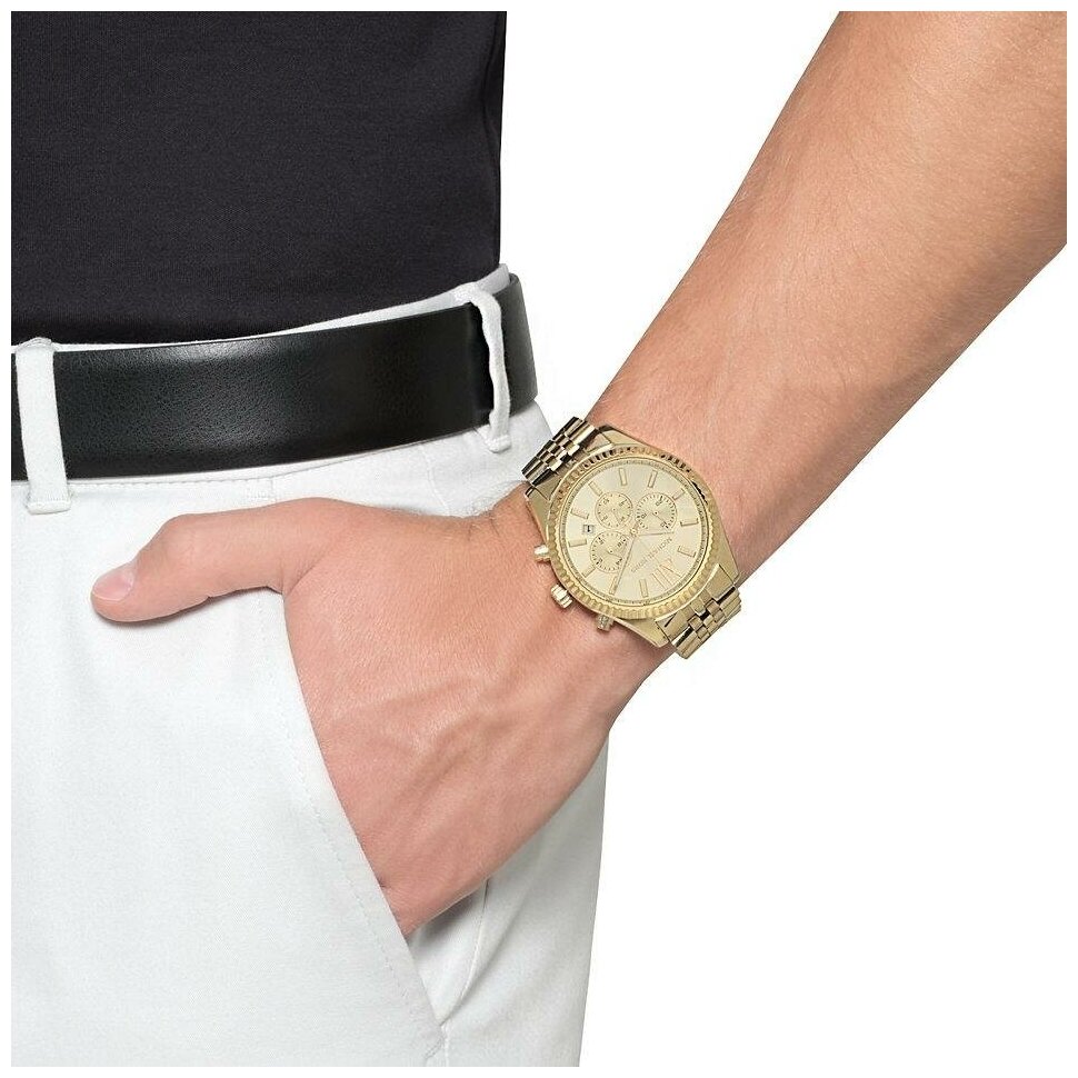 Наручные часы MICHAEL KORS Lexington, золотой — фото 1