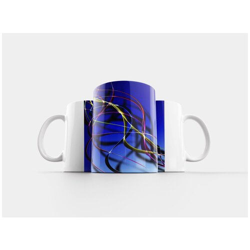 фото Кружка "полоска, полосы, разноцветный" 320 мл lotsprints