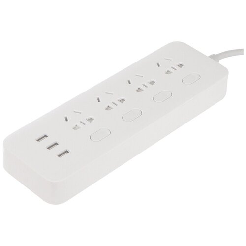 Удлинитель Xiaomi Mi Power Strip (4 розетки + 3 USB) White