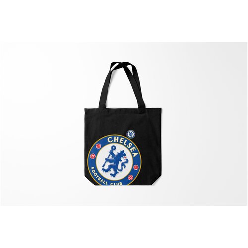 фото Сумка-шоппер / 40х40 см / футбол / chelsea челси big logo burnettie