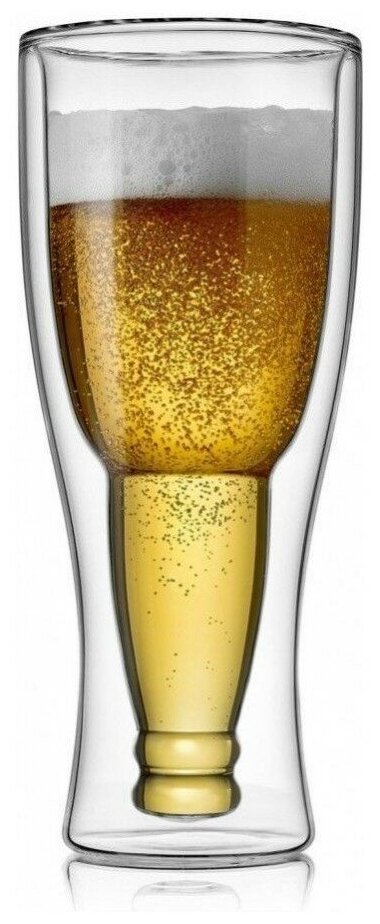 Бокал WALMER Beer, 390 мл, 1 шт., прозрачный