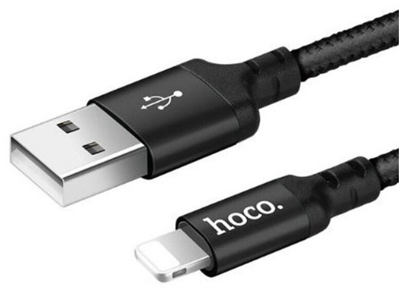 Кабель USB Hoco X14 Times speed Lightning черный