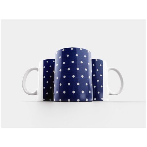 фото Кружка "текстура, синий, вейс" 320 мл lotsprints