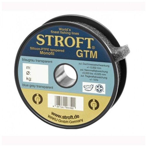 леска для рыбалки stroft gtm 0 28mm 100m Леска STROFT GTM 100м 0.45мм 17,5кг