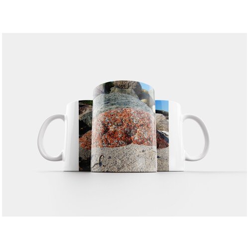 фото Кружка "пляж, камни, большой гранитный камень" 320 мл lotsprints
