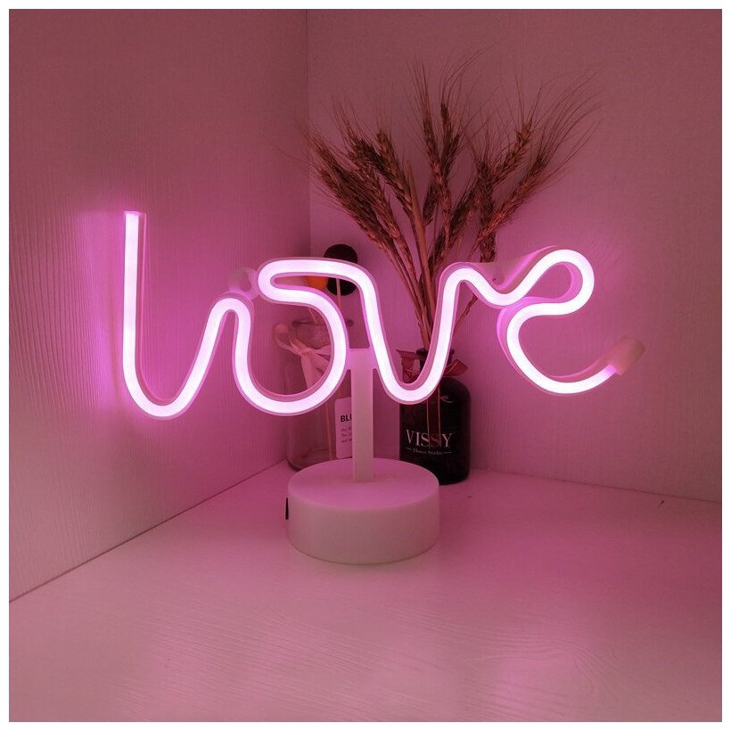 LED светильник "LOVE" - фотография № 1